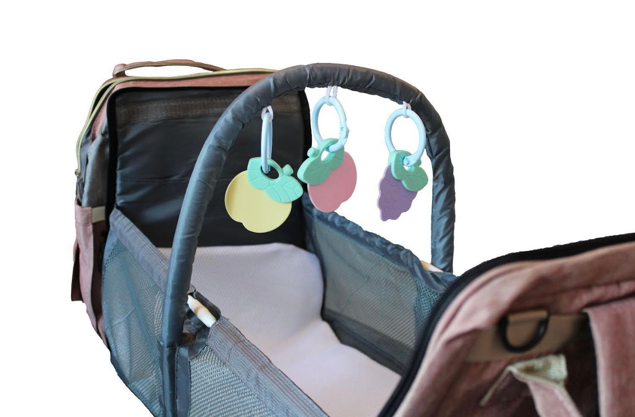 Wickeltasche mit Bettfunktion
